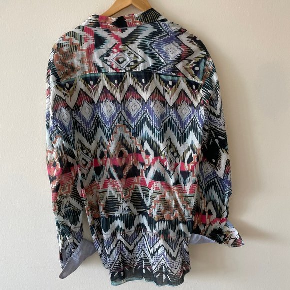 Arnold Zimberg Shirt - Multi-Colour Patterned - X-Large - Loose Fit - Picture 5 of 5
